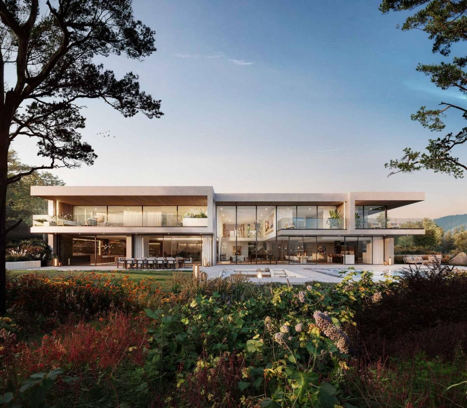 Exceptional property with panoramic lake views