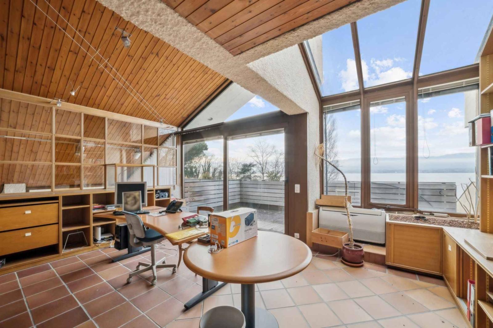 Waterfront property with private beach and dock