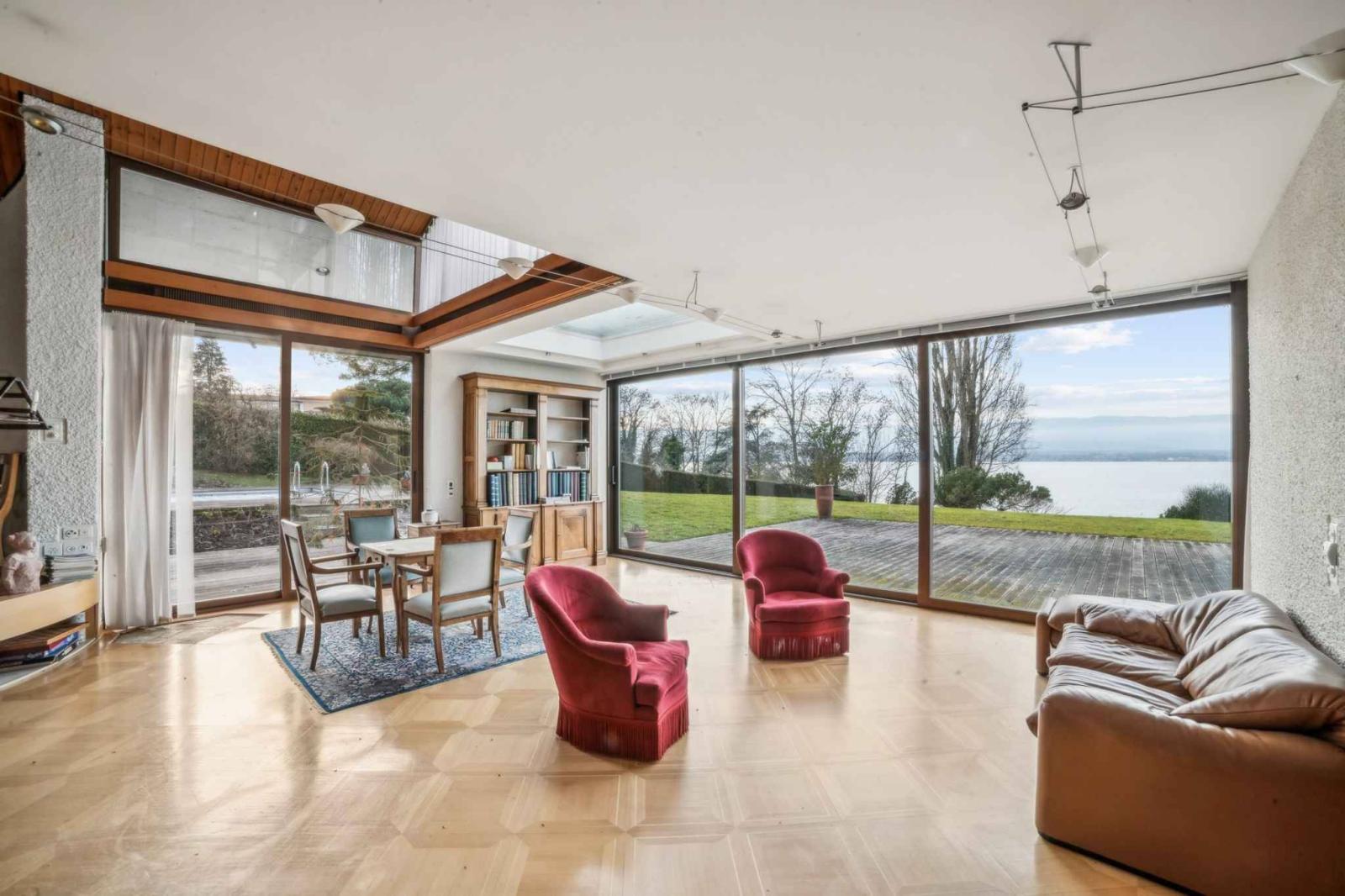 Waterfront property with private beach and dock