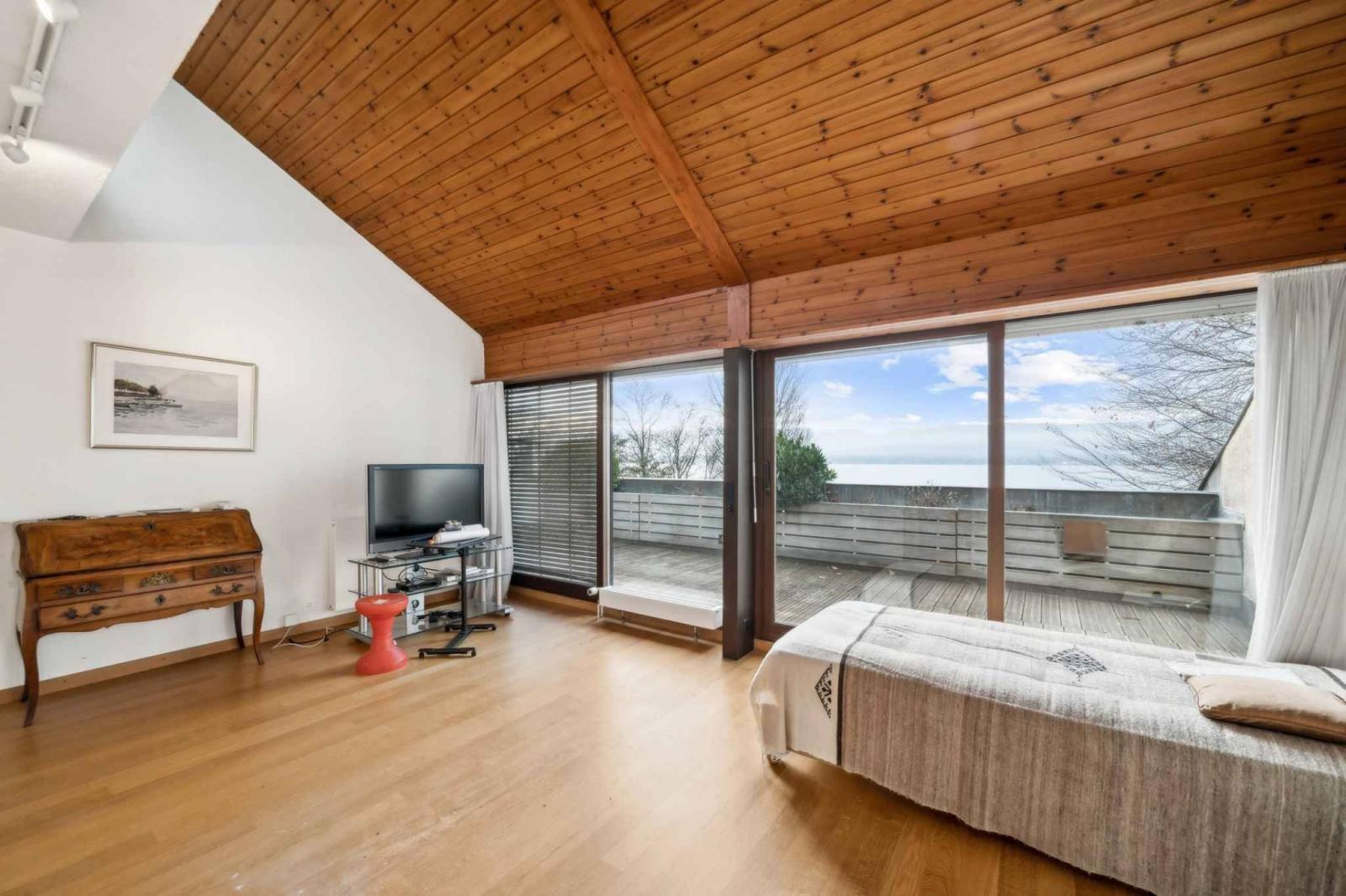 Waterfront property with private beach and dock