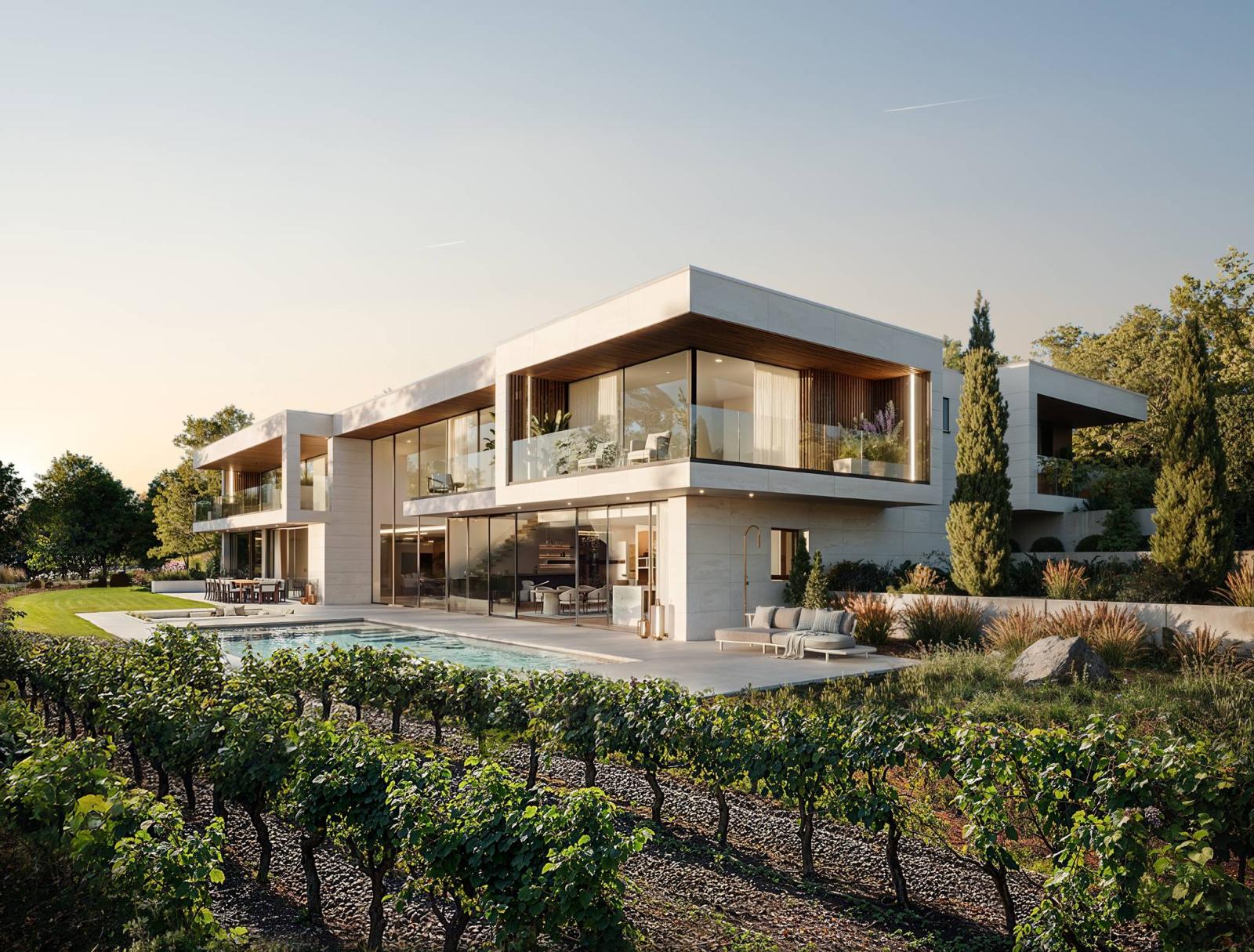 Exceptional property with panoramic lake views